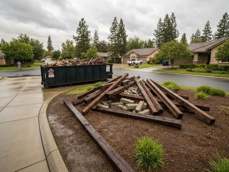 Residential Storm Debris Removal Modesto Ca