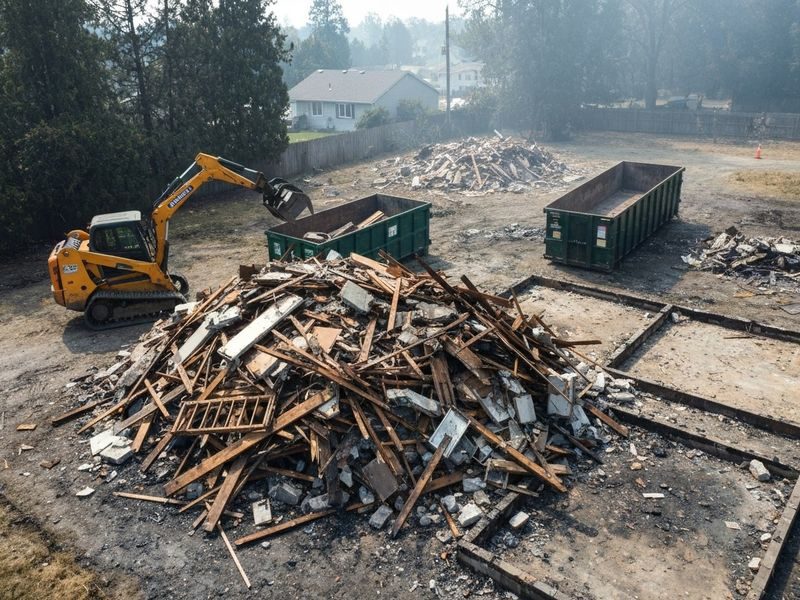 Fire Debris Removal Chinese Camp Ca