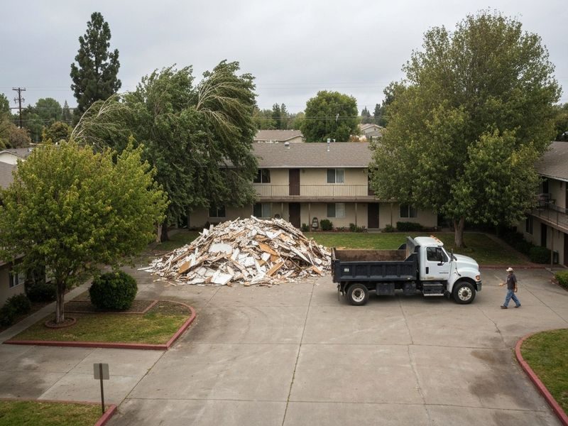 Fallen Tree Wind Damaged Jamestown Ca