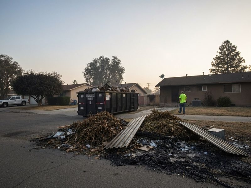 Charred Structural Material Hauling Lodi Ca