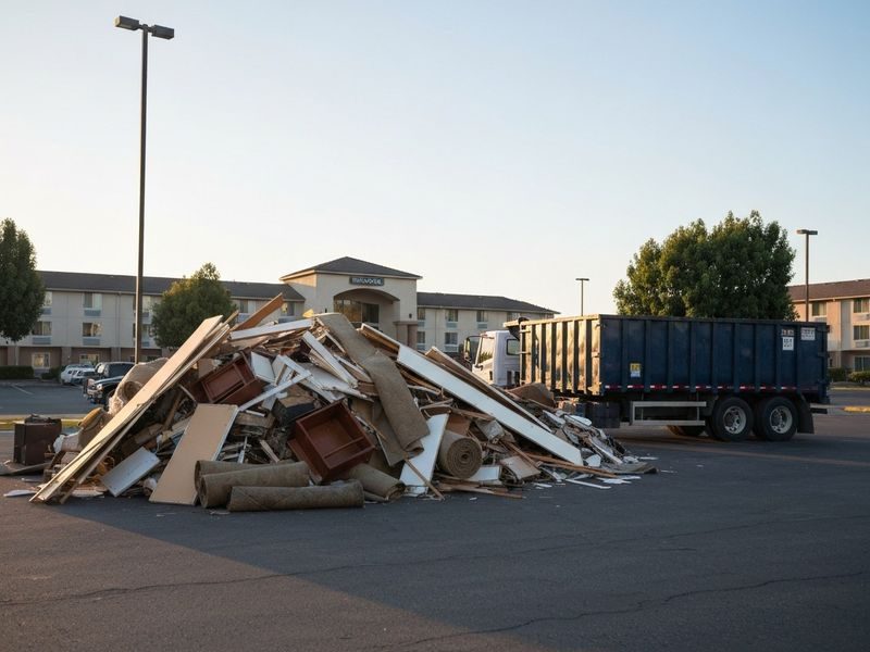 Move Out Commercial Debris Modesto Ca