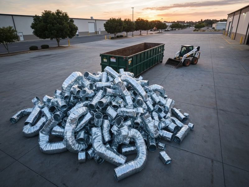 Old Air Handler Ground Modesto Ca