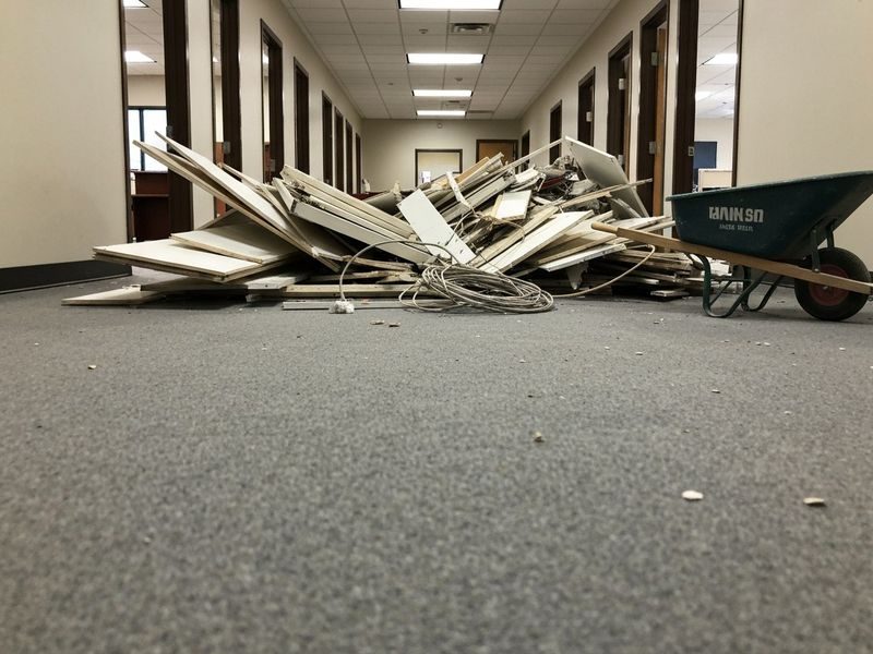 Floor Section Demolition Debris Modesto Ca