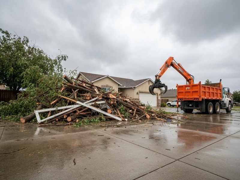 Backyard Fallen Tree Urgent Modesto Ca