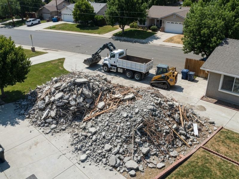 Residential Vandalism Debris Hauling Modesto Ca