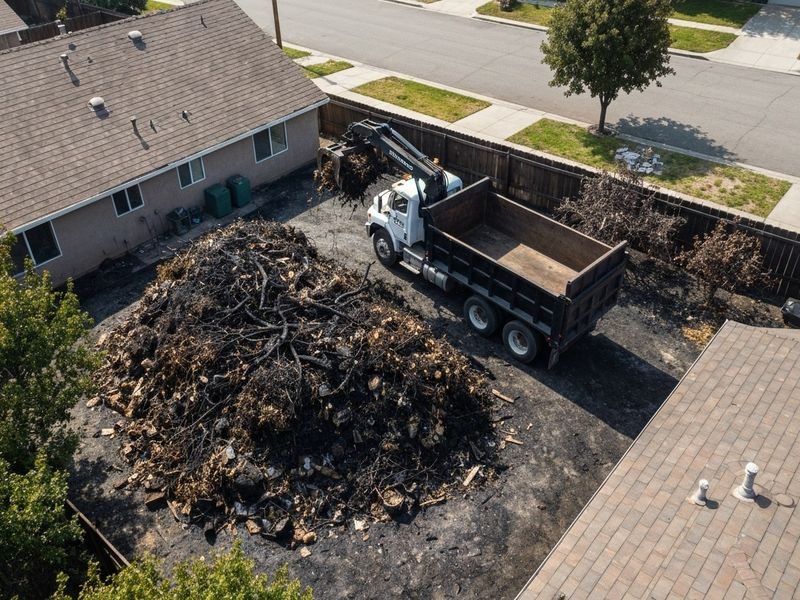 Charred Structural Material Hauling Modesto Ca