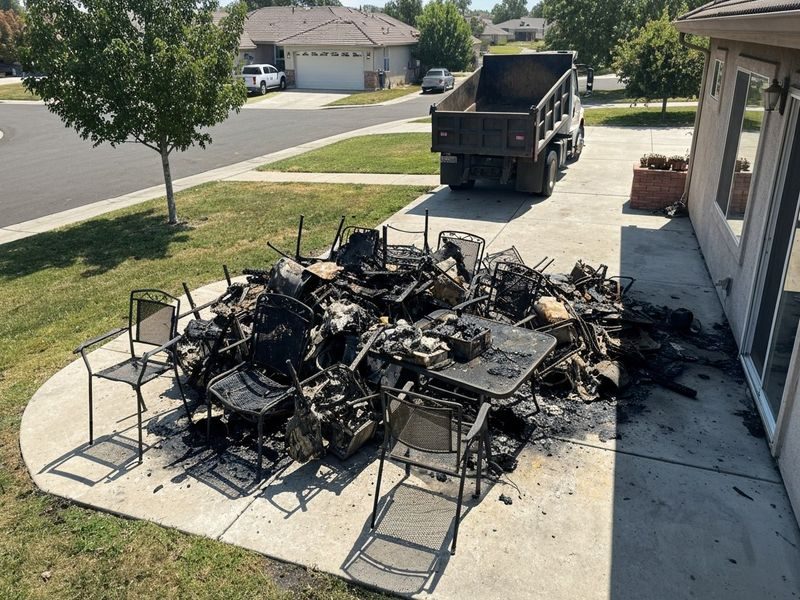 Fire Damaged Storage Rack Modesto Ca