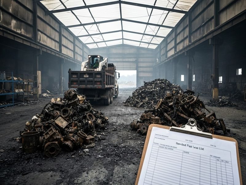 Itemized Fire Loss List Modesto Ca