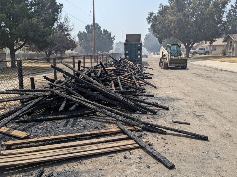Home Fire Damaged Outdoor Modesto Ca