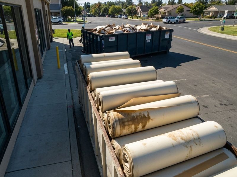 Contaminated Vinyl Flooring Hauling Modesto Ca