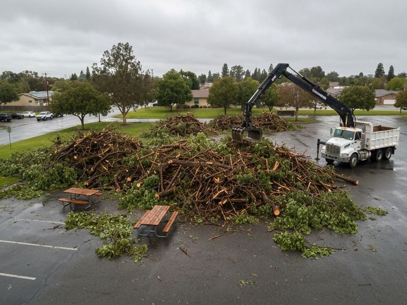 Community Fitness Area Debris Modesto Ca