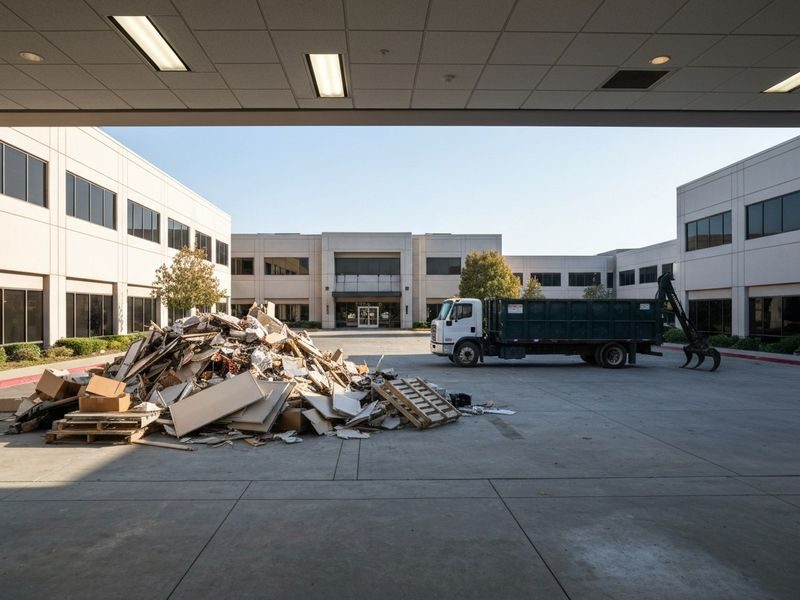 Shared Loading Dock Debris Modesto Ca