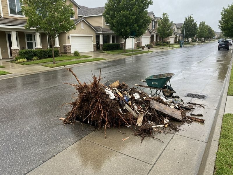Atmospheric River Flood Debris Modesto Ca