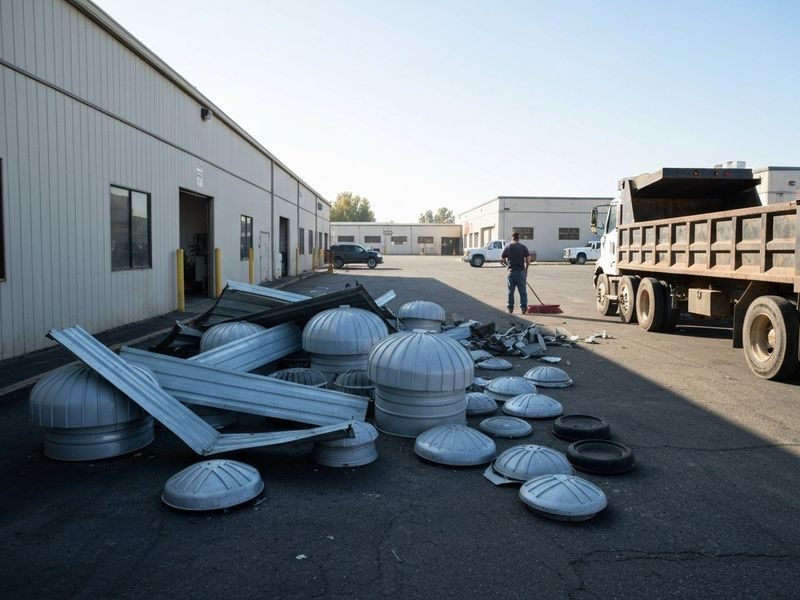 Detached Gutter Section Hauling Modesto Ca